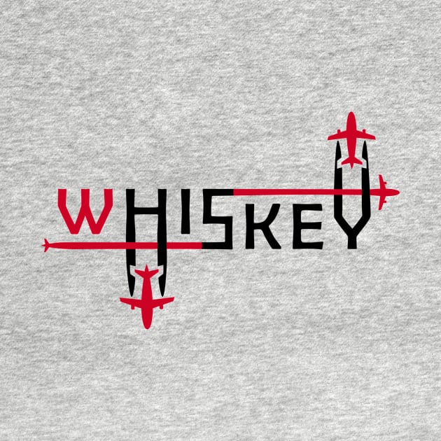 WHISKEY Aviation Phonetic Alphabet Pilot Airplane by For HerHim